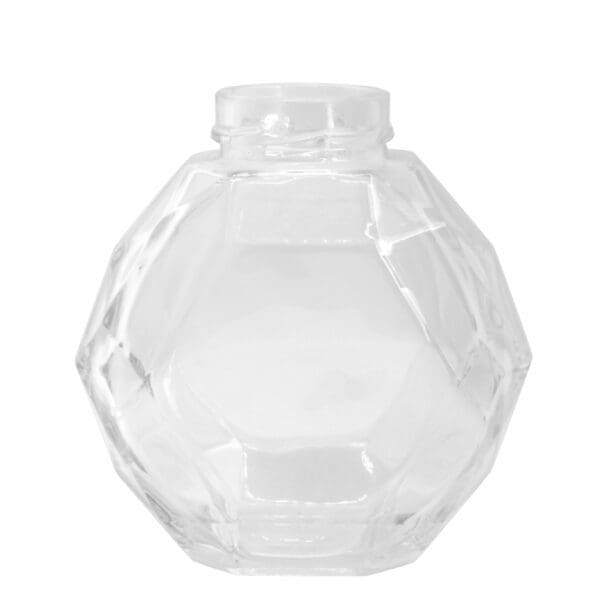 Gjd380 Glass Jar Decagon 380Ml