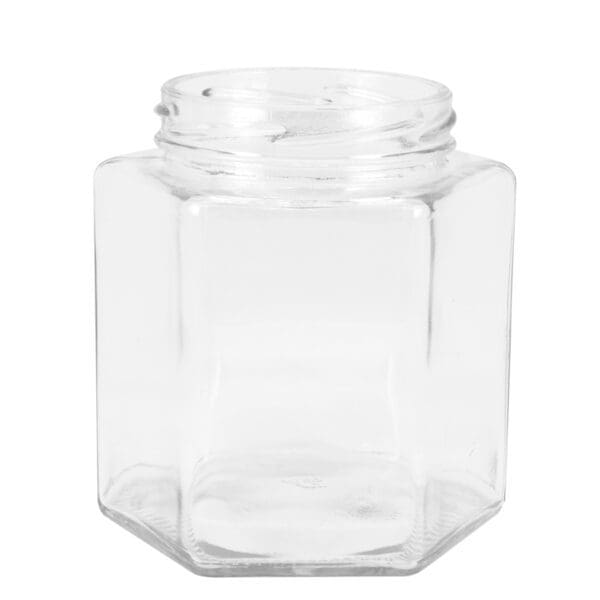 Gjh730 Glass Jar Hex 730Ml