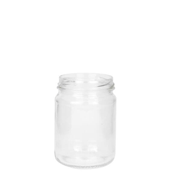 Gjr250 Glass Jar Round Twist 235Ml Clear