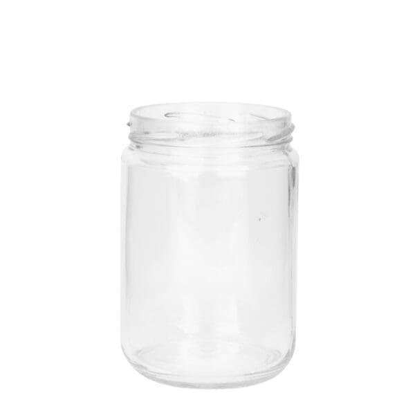 Gjr500S Glass Jar Round Twist 500Ml Clear