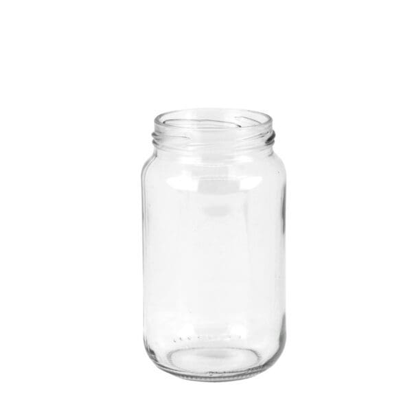 Gjr400 1 Glass Jar Std Neck Round 400Ml Clear 1