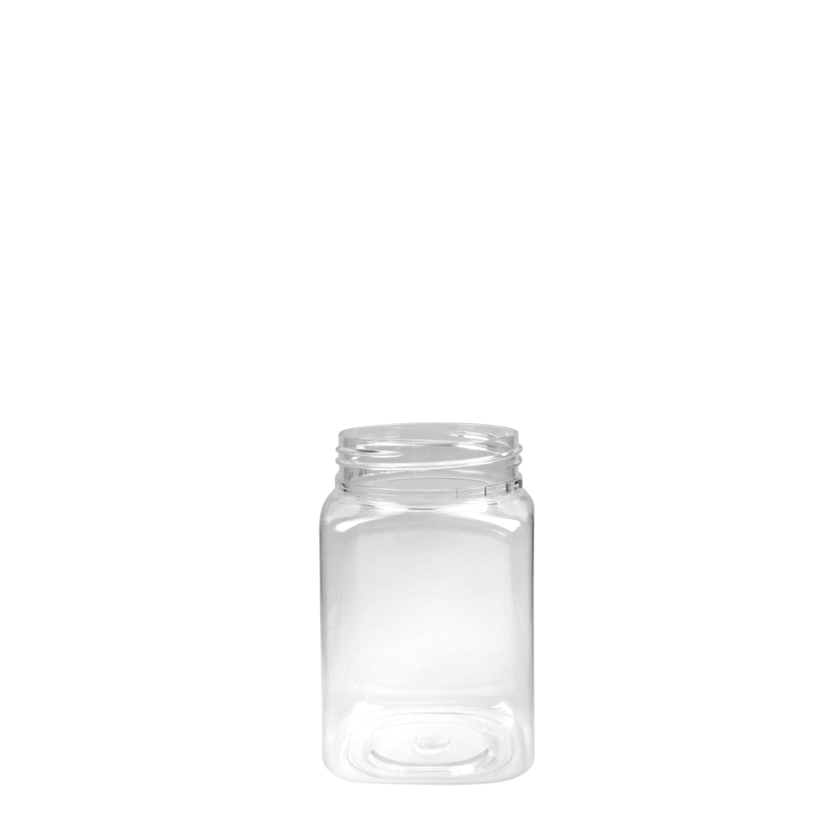 Square Pet Jar 400ml/500g (new) 1 Square Pet Jar 400ml/500g (new)